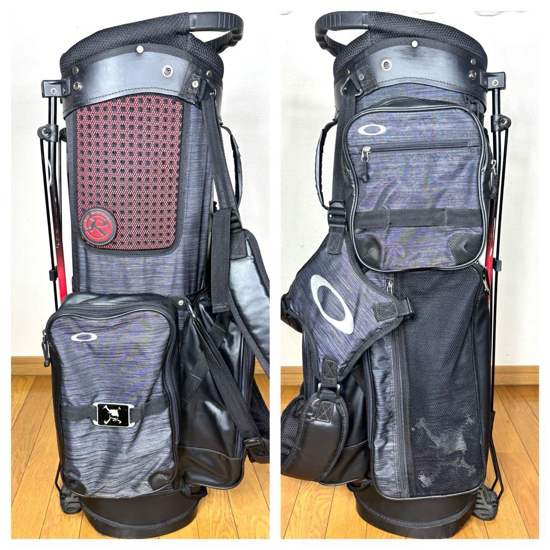 【OAKLEY RED CODE】キャディバッグ フード付き　オークリー　ゴルフ