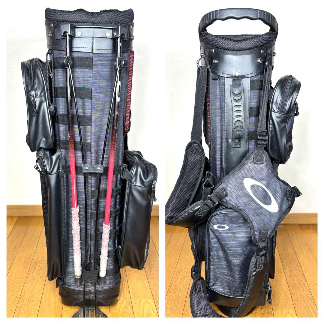 【OAKLEY RED CODE】キャディバッグ フード付き　オークリー　ゴルフ