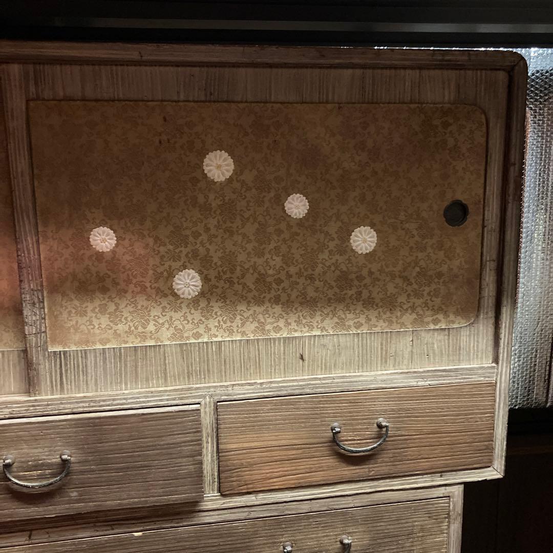 桐タンス　古家具　箪笥　テレビ台　チェスト　アンティーク　レトロ　古民家　岐阜