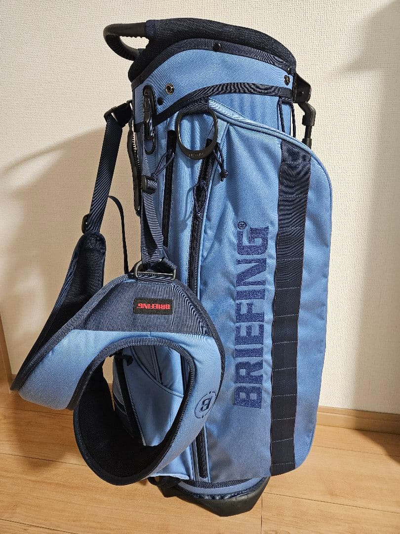 BRIEFING デニムブルー スタンドキャディバッグ