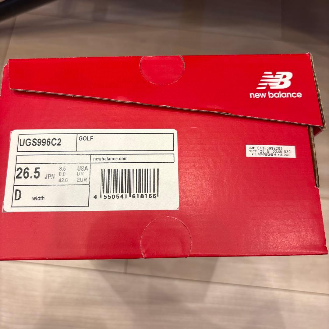 New Balance 996 ホワイト 26.5cm ゴルフシューズ