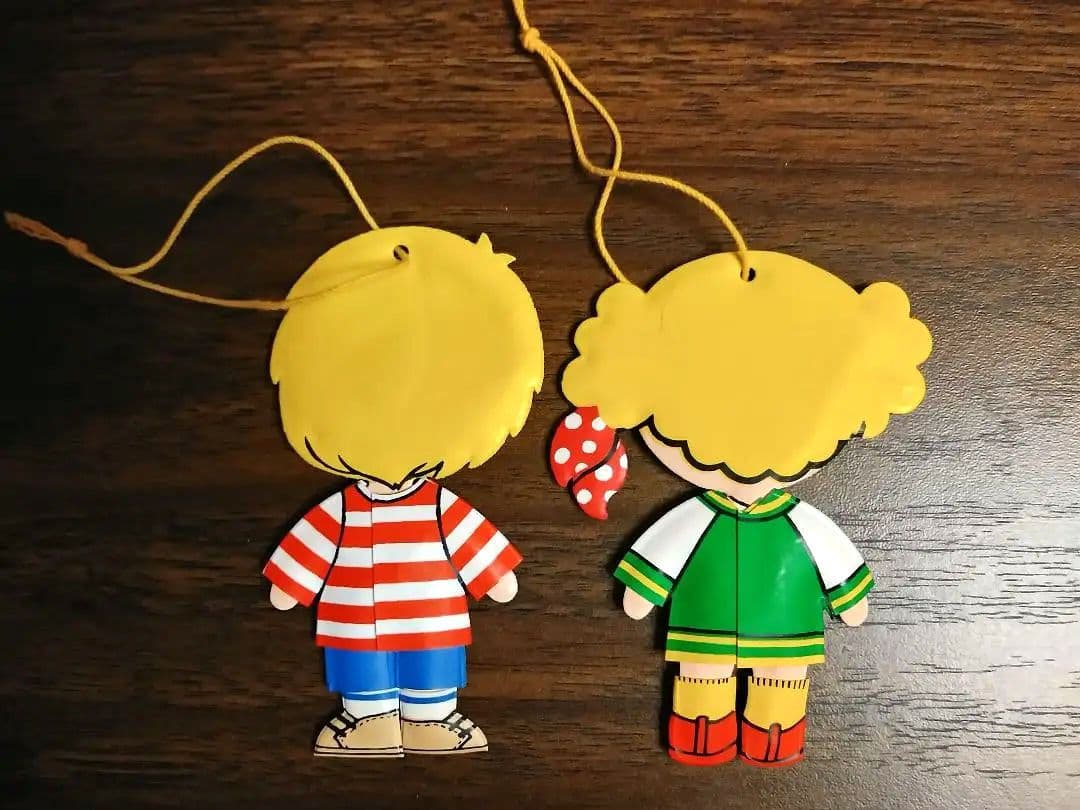 昭和レトロ サンリオ パティ＆ジミー 着せ替え マスコット　希少品　激レア