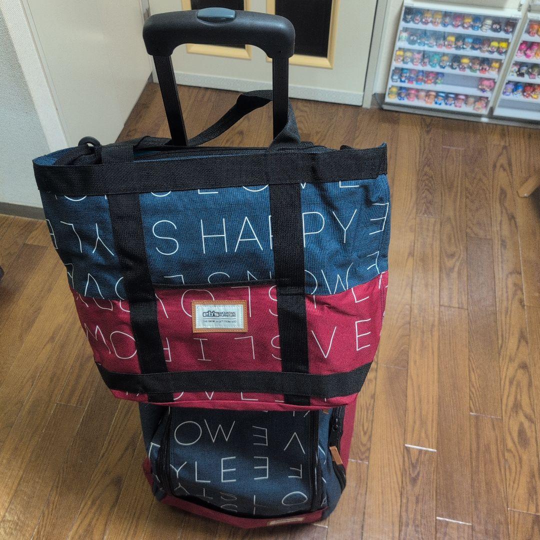 eb's エビス　スノボ　キャリーバッグ　ブーツやウェアなど全部収納できる