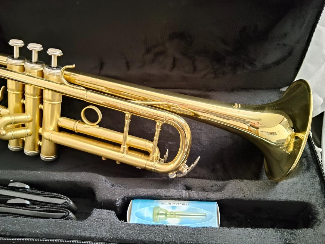 トランペット　金　Astonvilla　未使用品