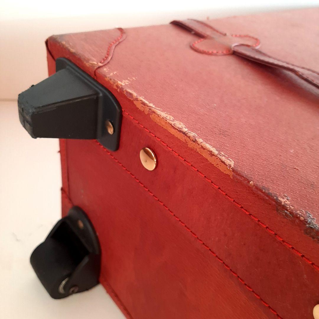 シフレ ユーラシア キャリーカート レッド 本革 レザー