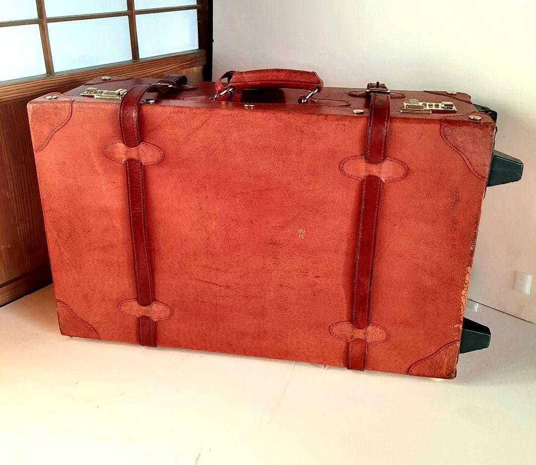 シフレ ユーラシア キャリーカート レッド 本革 レザー