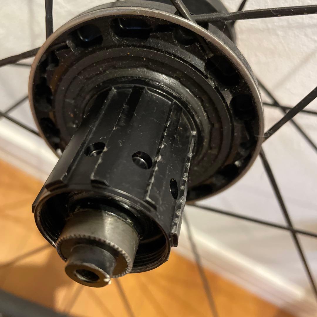 難あり EASTON EC90 AERO チューブラー ホイール シマノフリー