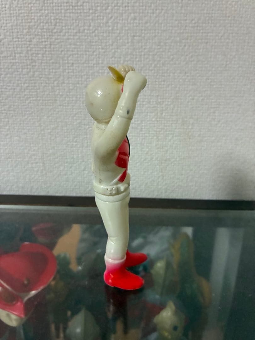 当時物、パチ無版権ソフビ　仮面ライダーエックス