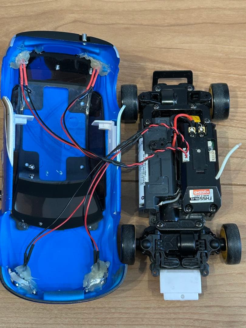 MINI-Z ミニッツ　ドリフトパック　AWD スバルインプレッサLED付き