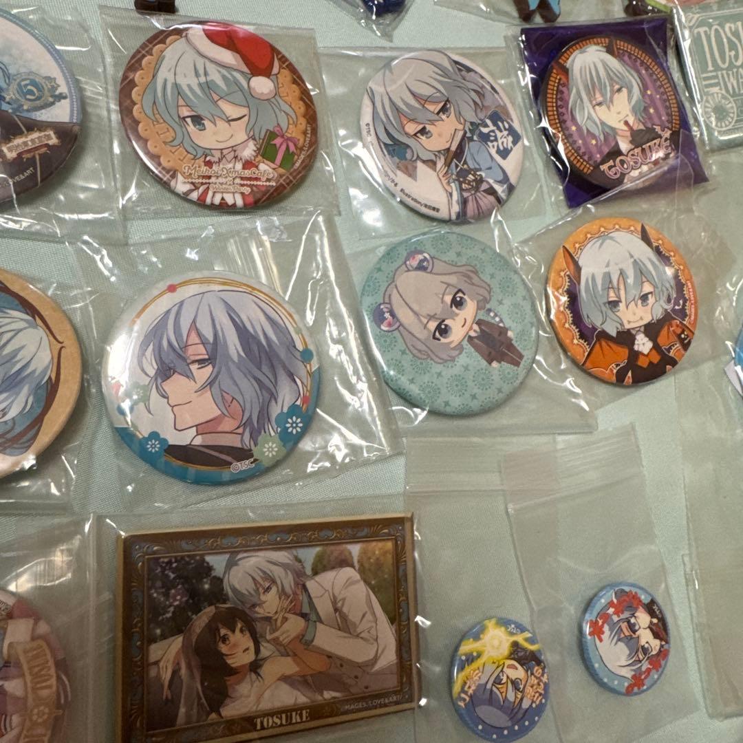 明治東亰恋伽 めいこい 岩崎 桃介 缶バッジ アクリルキーホルダー