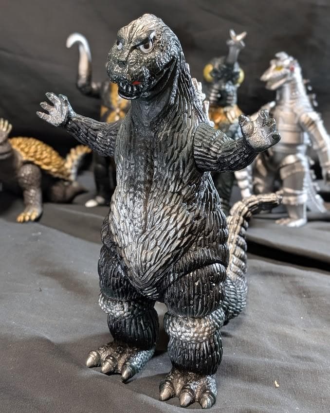昭和ゴジラ・メカゴジラ・メガロ・ガイガン・アンギラス（バンダイ）ソフビ５体セット