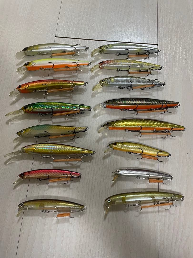 エバーグリーン　ノリーズ　ハンクル　OSP メガバス　デプス　ミノー16個セット