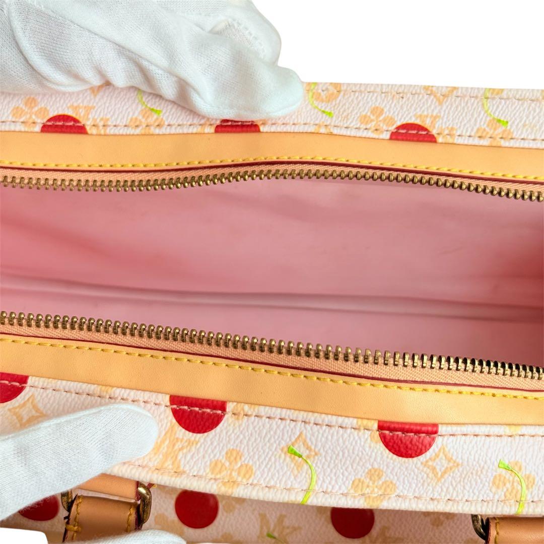 【希少・激レア】ディズニー　ミッキー　モノグラム　チェリー　バッグ　匿名配送