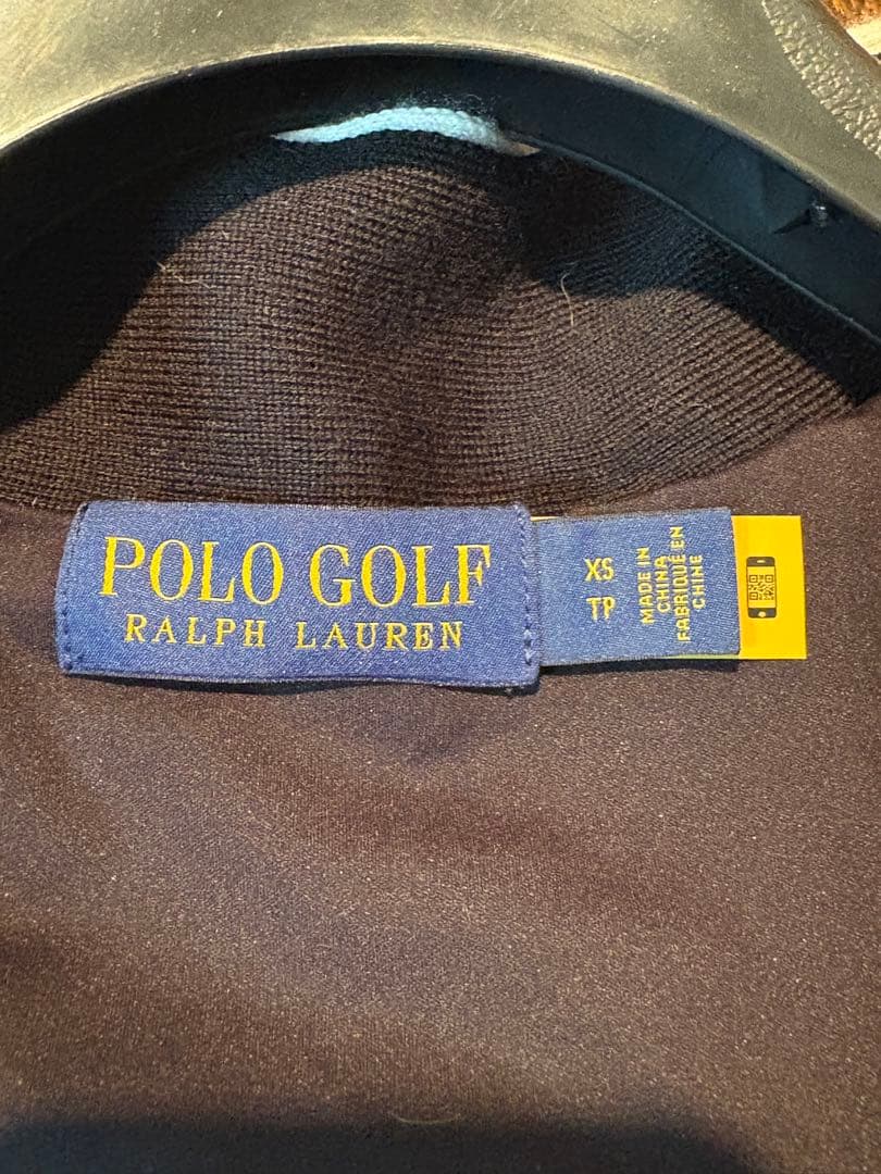 美品　Polo Golf Ralph Lauren 黒防寒セーター XS