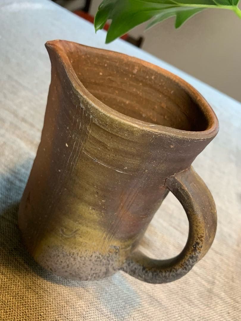 和仁栄幸　備前焼　花入　焼き締め　　金重陶陽　最後のお弟子さん　ほぼ新品