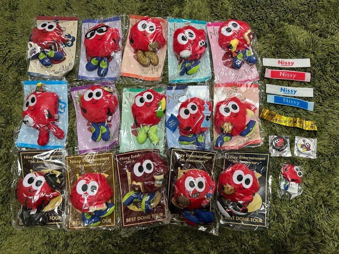 Nissy Lippy リッピー　ぬいぐるみ マスコット　まとめ売り