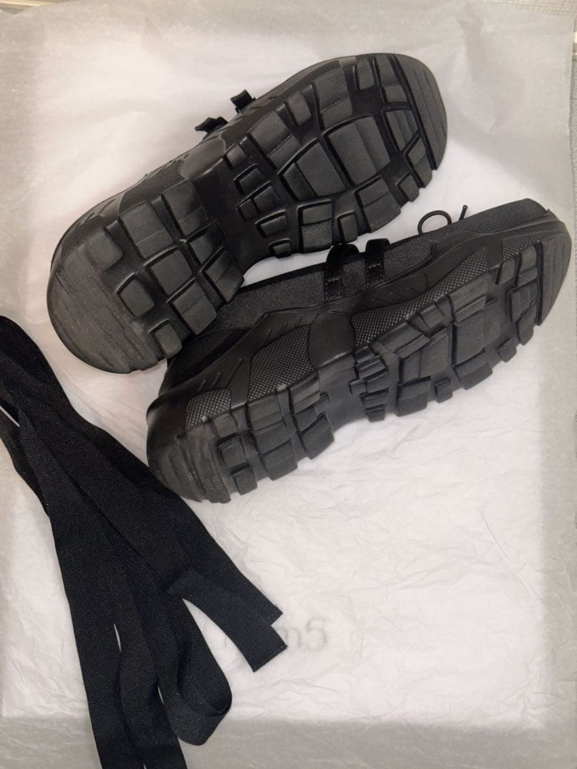 AKIKO AOKI Giselle-faux leather BK×BK 36