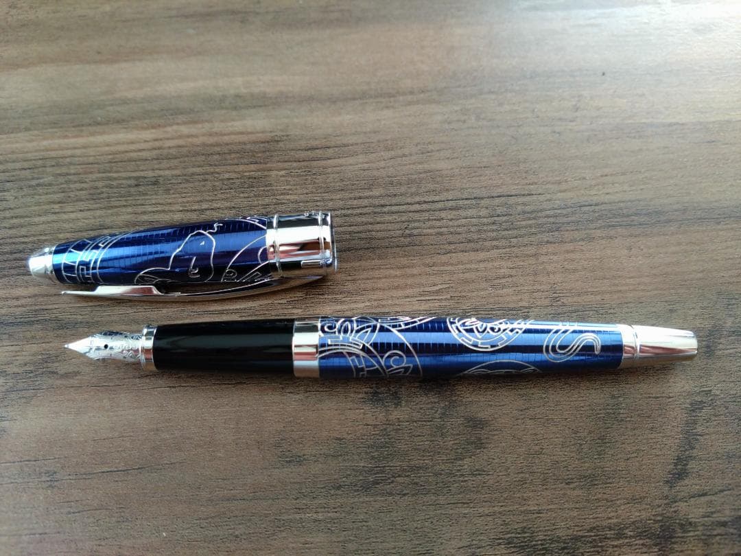 CROSS 万年筆 イヤー・オブ・ザ・スネーク2013 ブルーラッカー M