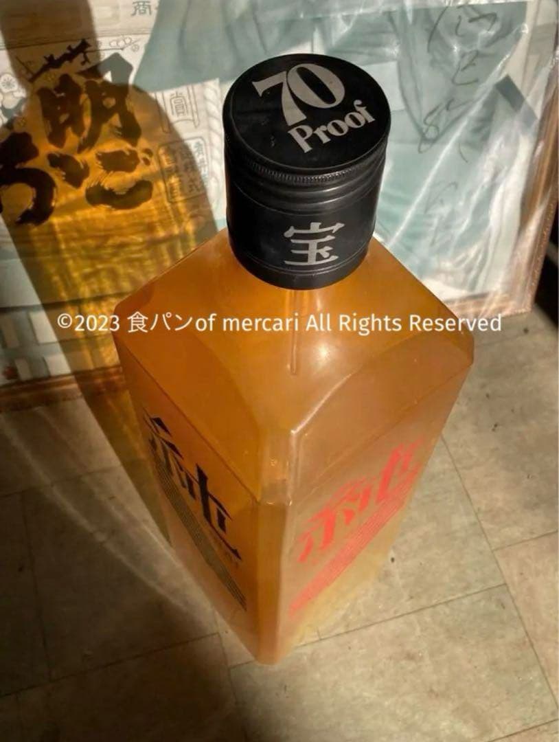 ★【特大　レア】宝 焼酎 純 ボトル 高さ54㎝ ディスプレイ コレクション