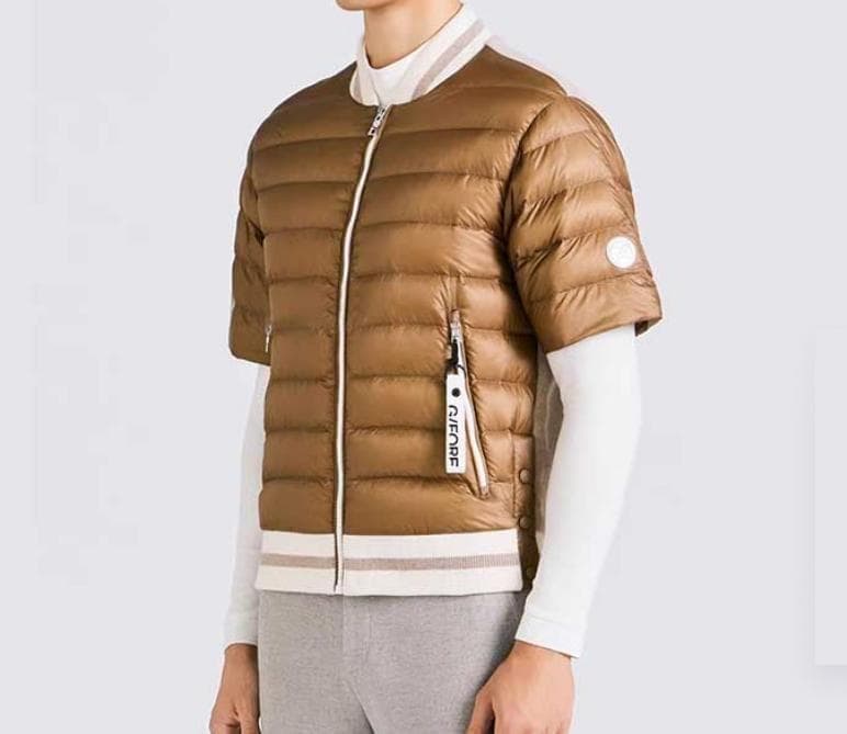 G/FORE ゴルフ メンズ 防寒 ダウン ベスト風 ショートスリーブ