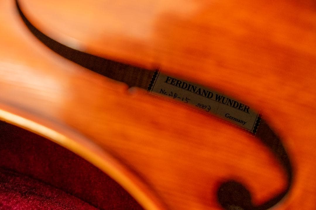 【5月末迄】Ferdinand Wunder チェロ/J.P Bernard 弓