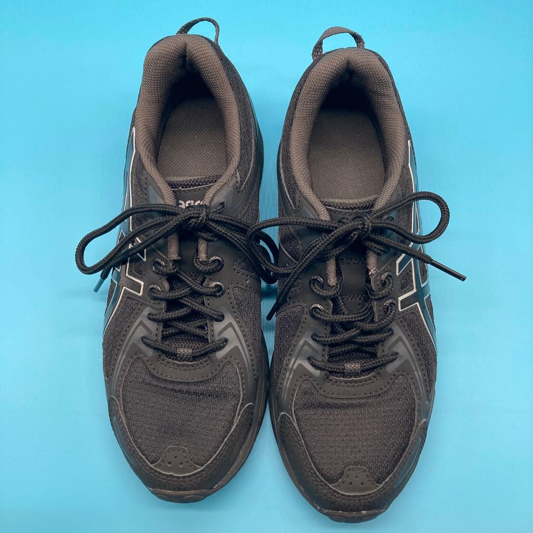 【美品】ASICS アシックスGEL-VENTURE6 23.5cm黒ランニング