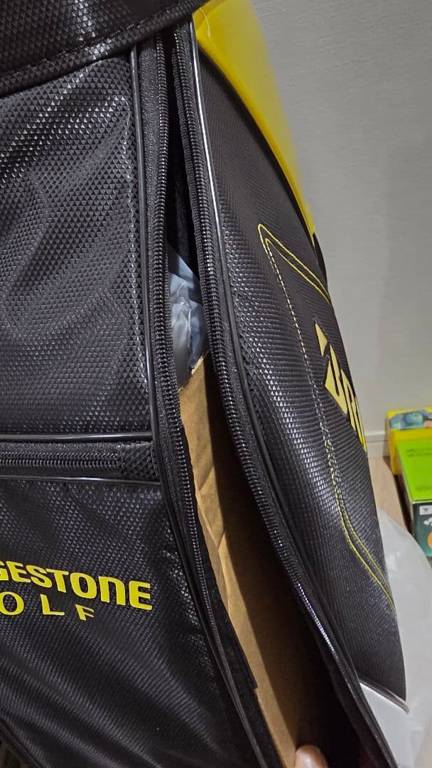 正月特価〜3日まで BRIDGESTONE GOLF キャディバッグ 黒/黄色