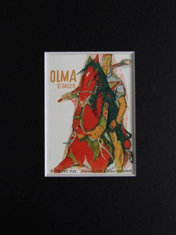 アロイス・カリジェ、【東スイス・酪農業見本市（ザンクト・ガレン）の下図】