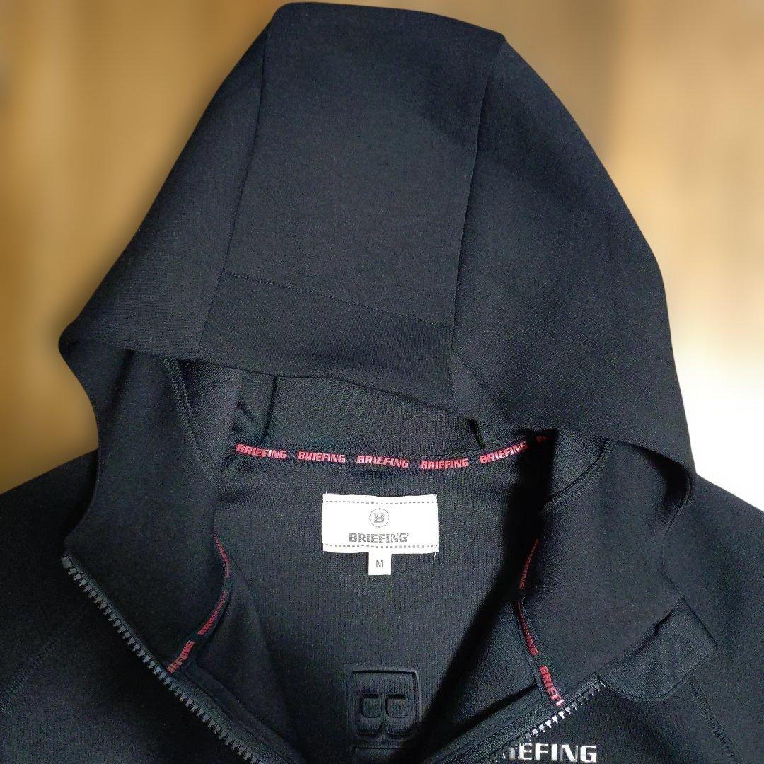BRIEFING ブラック フード付きジャケット M