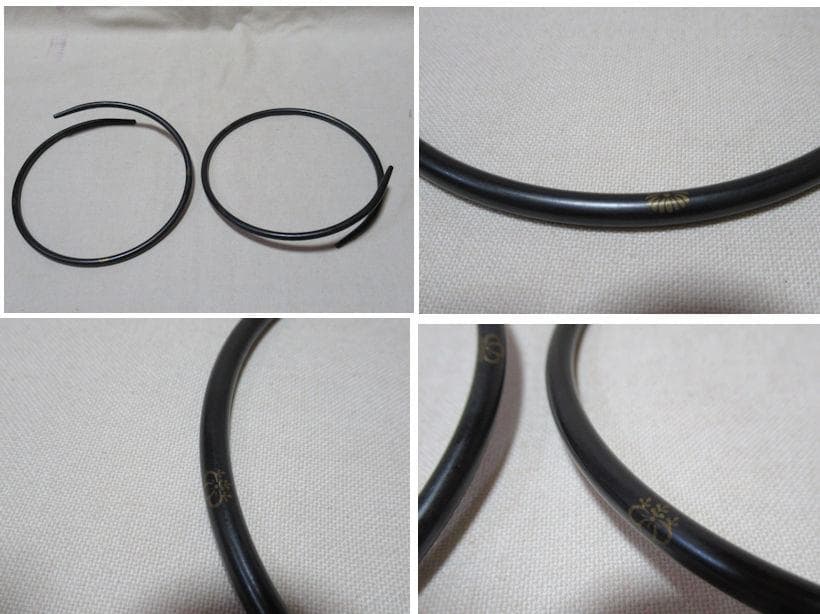 茶道具　吊釜木村清五郎造　釻　鎖　弦　象嵌入り　共箱