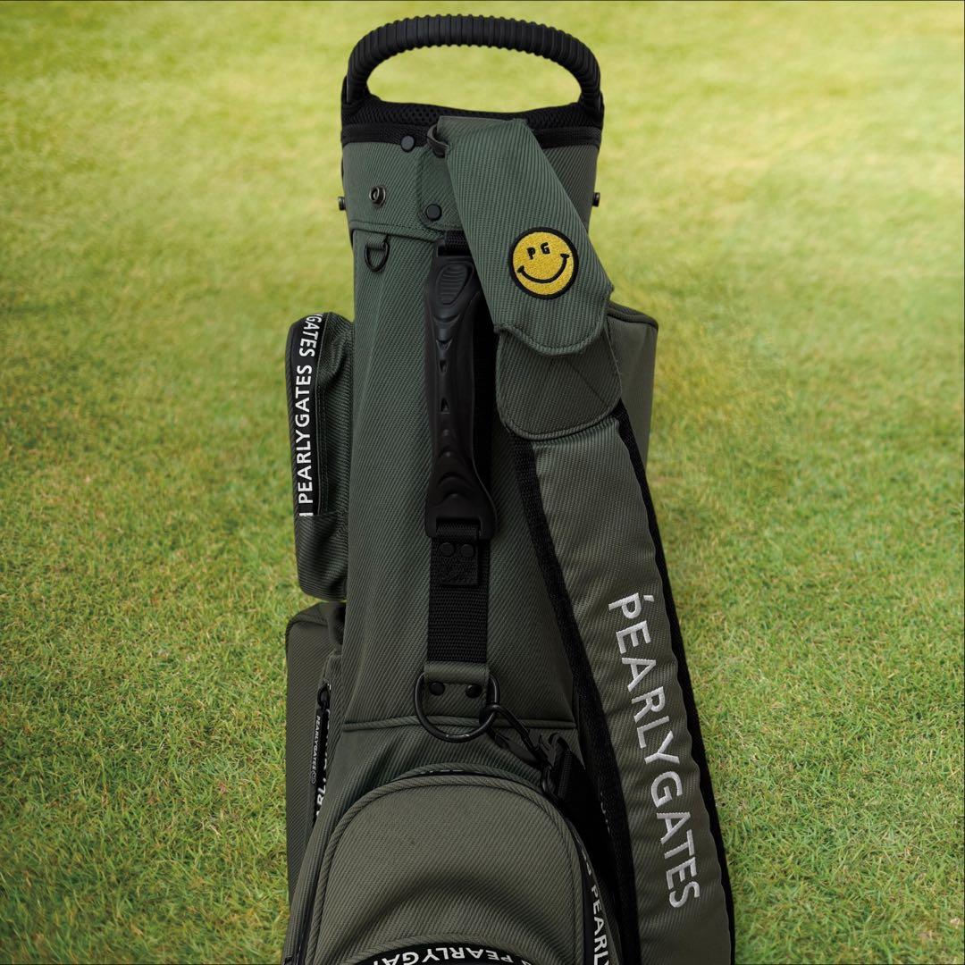 現行モデル　パーリーゲイツ　キャディ バッグ　モスグリーン　スタンド式　軽量