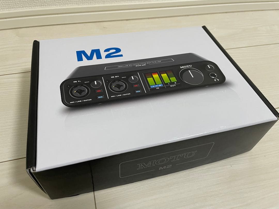 【極美品】MOTU M2 オーディオインターフェイス 30分使用