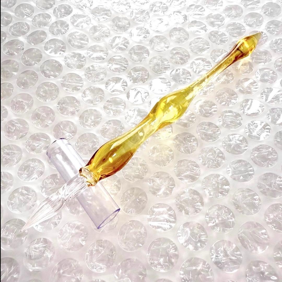 HASE硝子工房 ガラスペン カステラ