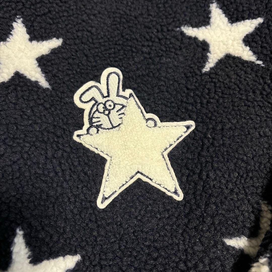 ジャックバニー　ドラえもん星柄先染めボアジャケットサイズ1