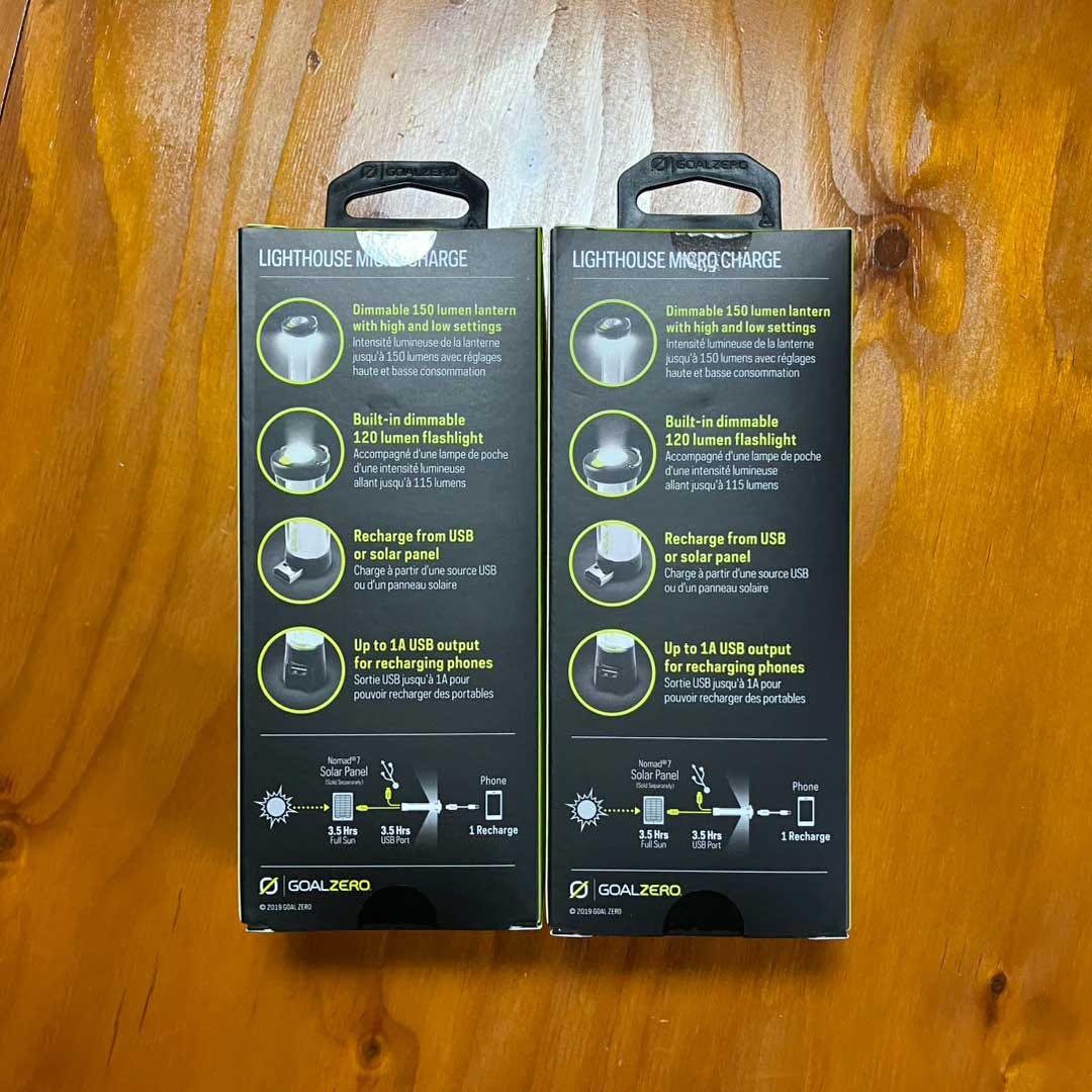 ゴールゼロマイクロチャージ　 Goal Zero LEDランタン ライトハウス