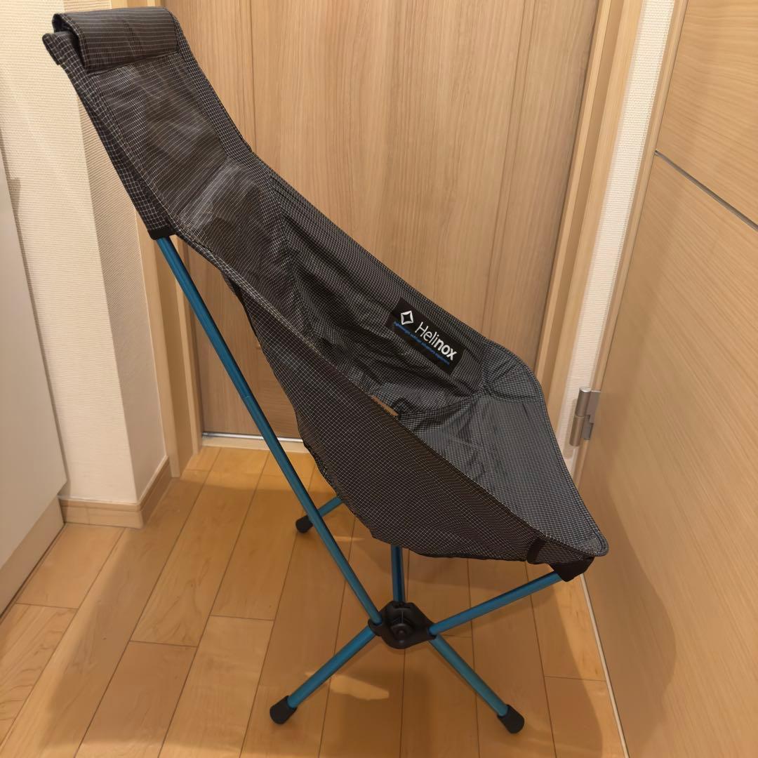 美品Helinox チェアゼロ　ハイバック ブラック
