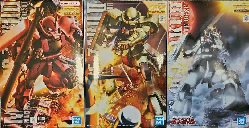 MG ザク ホワイトオーガー ザクII シャア専用ザク ガンプラ まとめ売り
