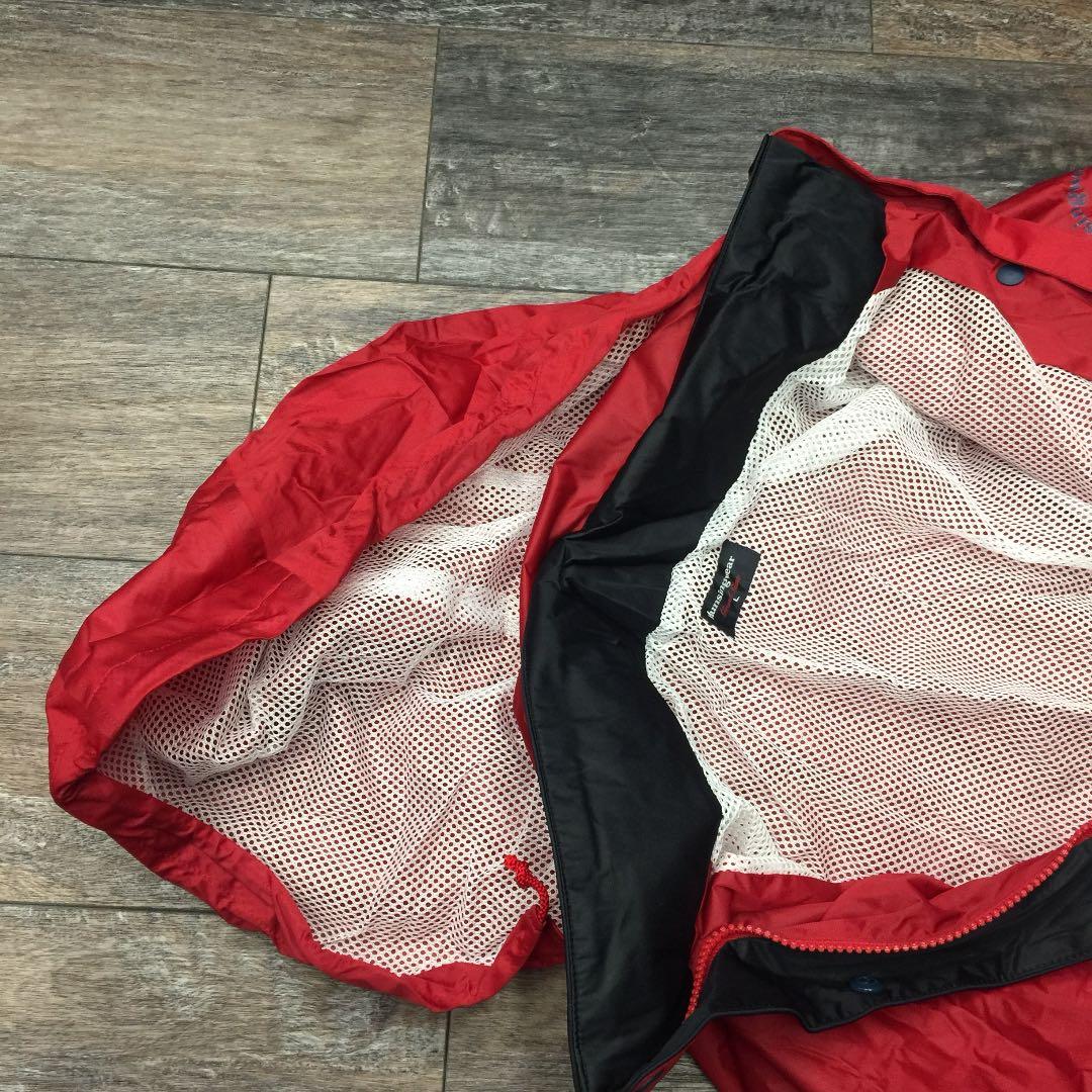 断捨離！新品未使用 マンシング ゴルフレインウェアー セットレディース 赤 L