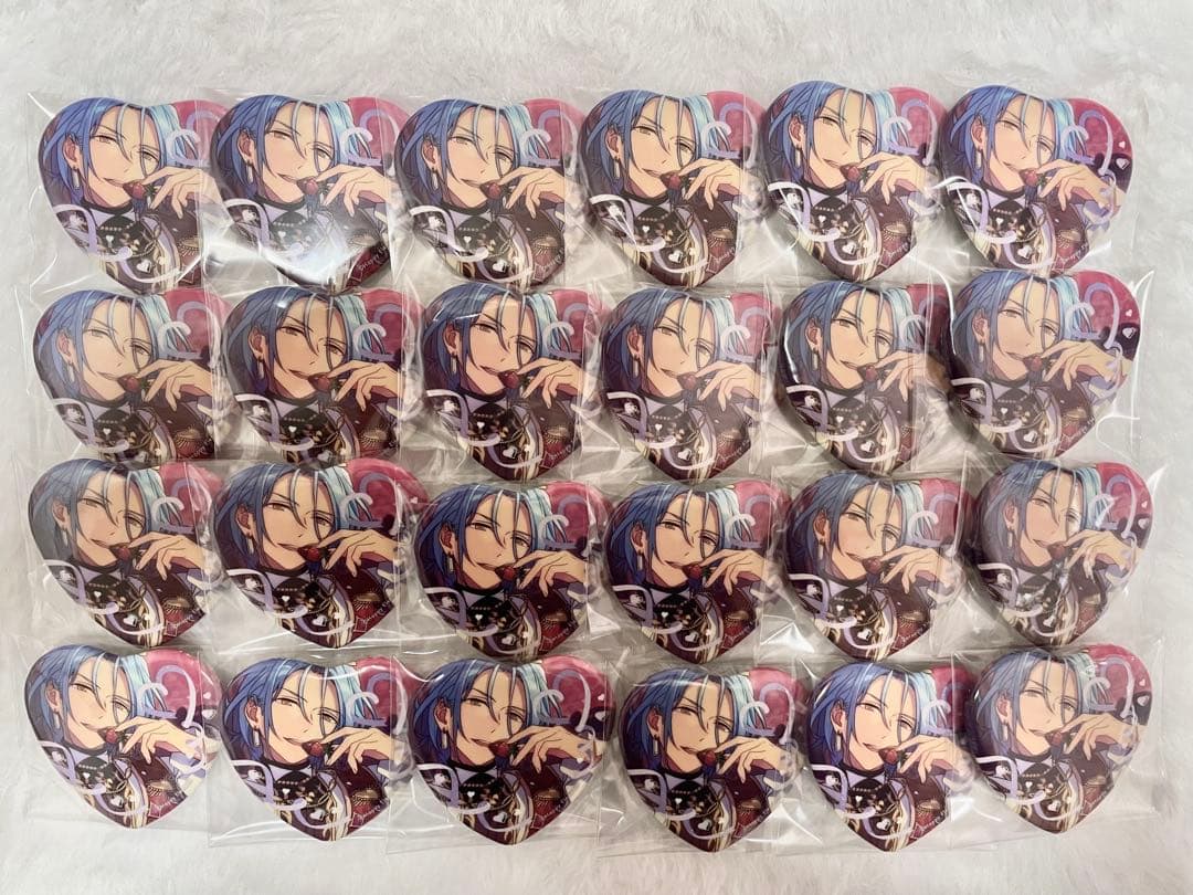 あんスタ HiMERU ホワイトデー ハート缶バッジ