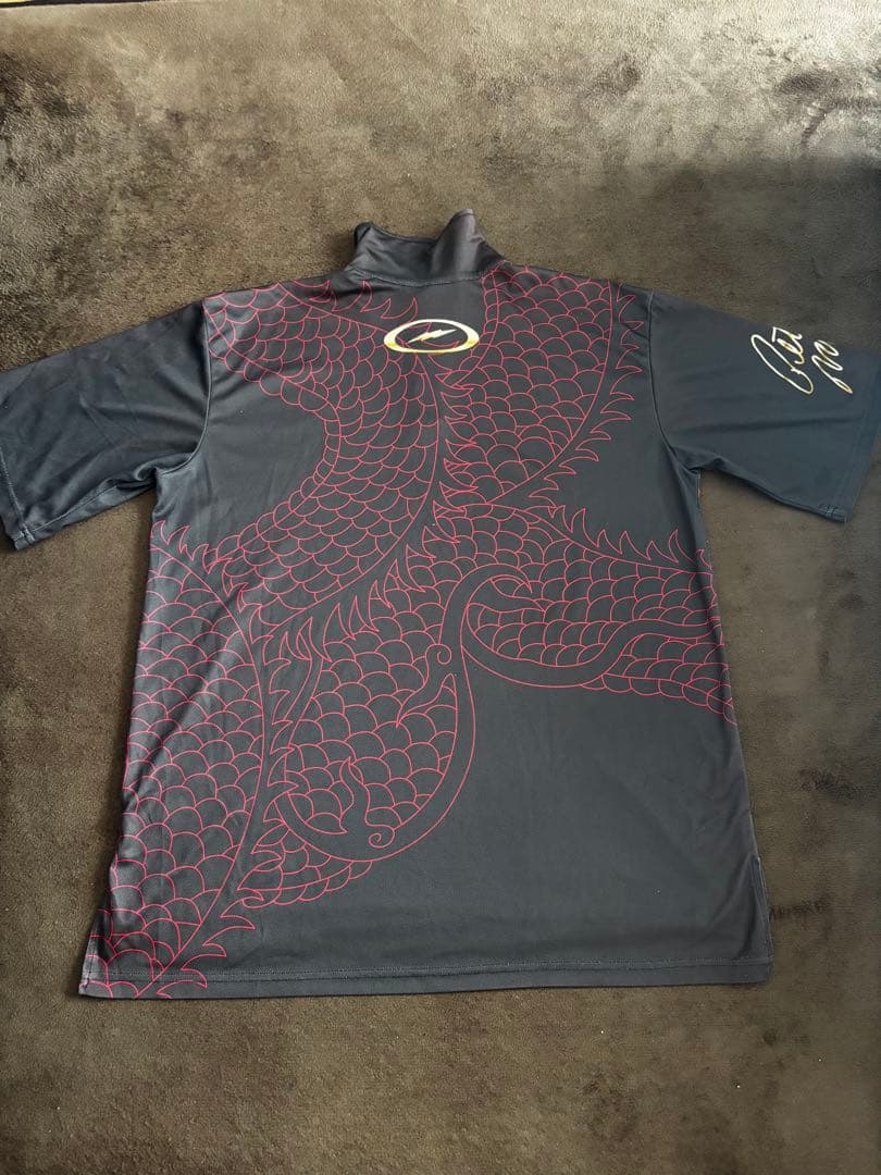 STORM ボウリングウェア Lサイズ 黒/赤