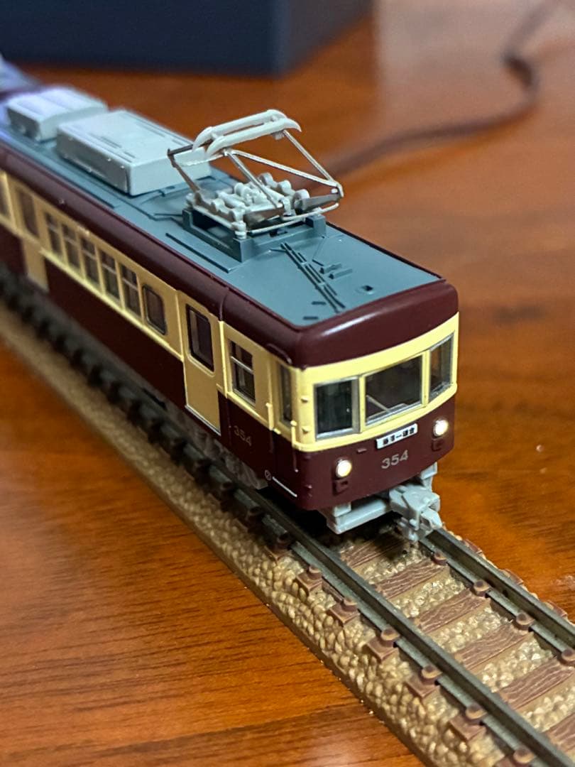 江ノ島電鉄300形「304F」チョコ電塗装(M車)モデモNT144動力動作確認済