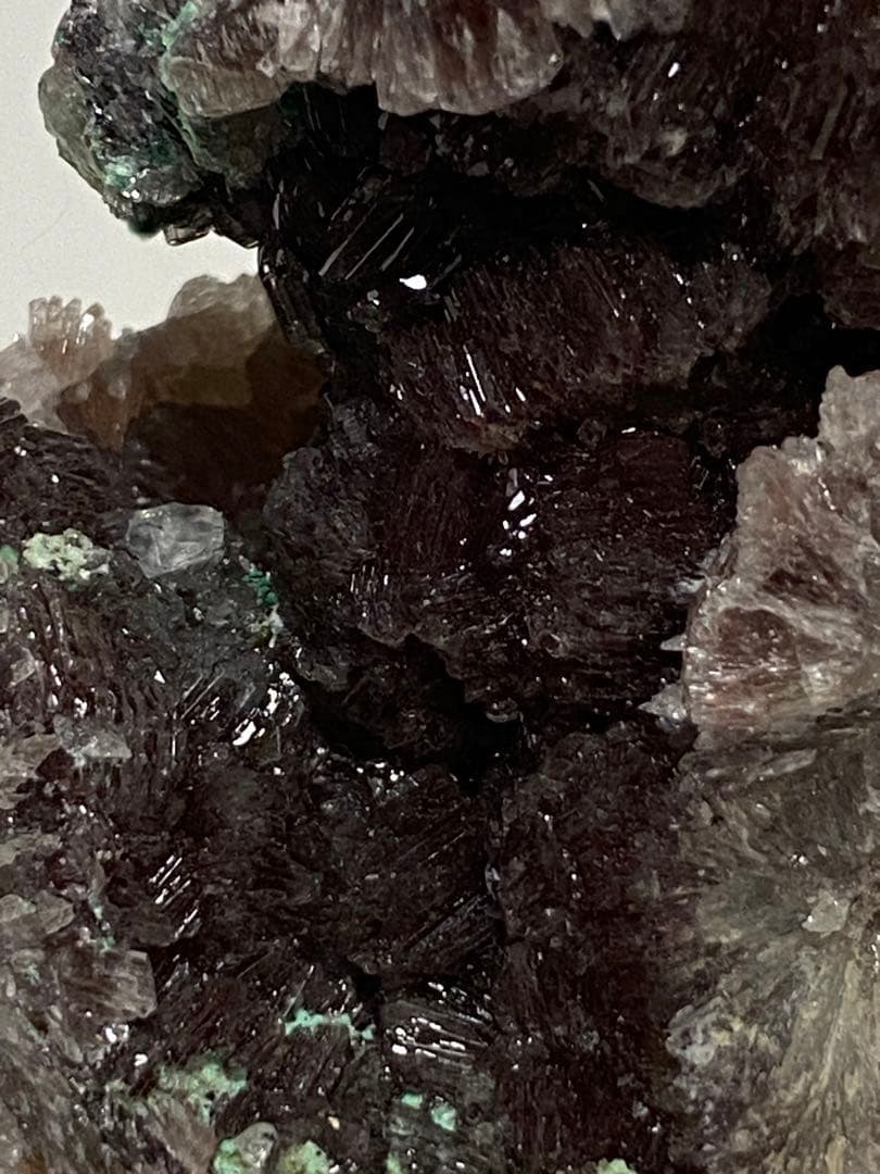 ニューメキシコ産 赤銅鉱入り異極鉱 キュプライト ヘミモルファイト 外国産鉱物