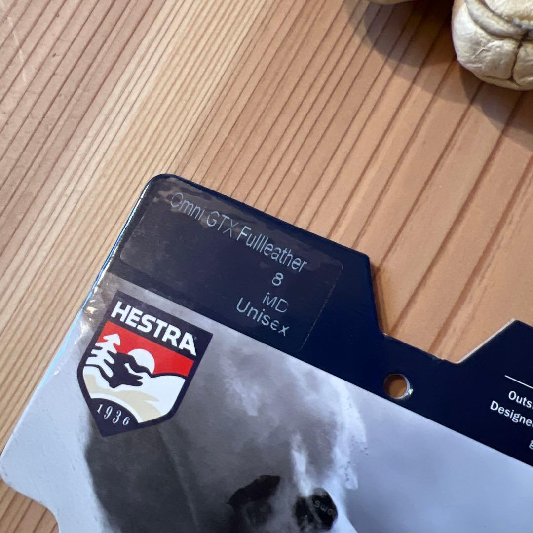 【値下・8・タグ付属】HESTRA OMNI GTX FULL LEATHER