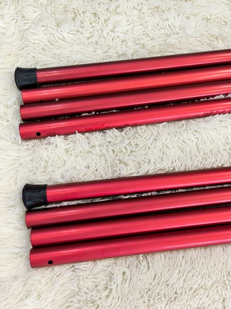 《２本セット》スノーピーク　ウイングポール レッドポール　280cm