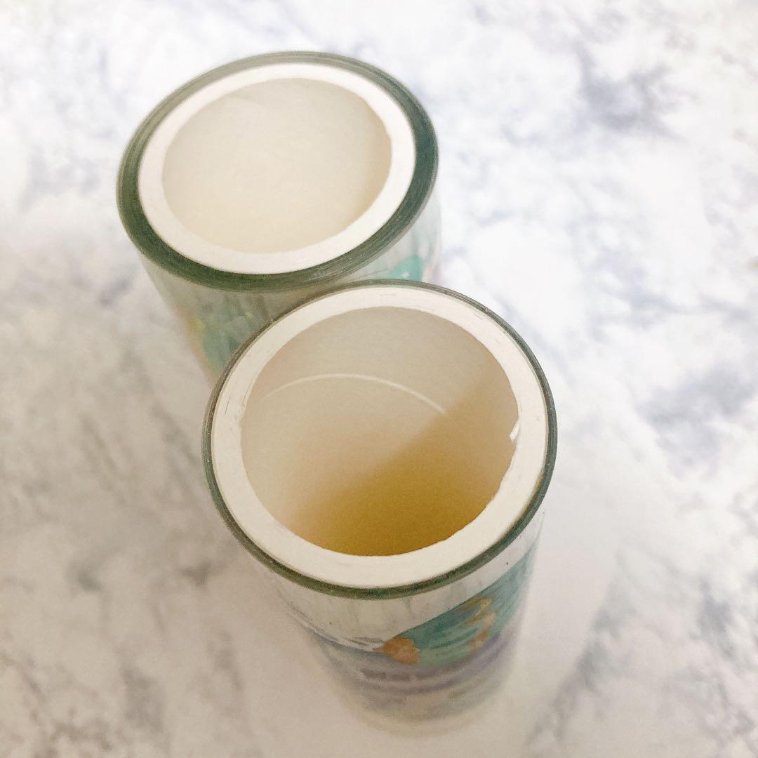 【芯なし中古】墨染一色 天空の城 海外マステ petテープ