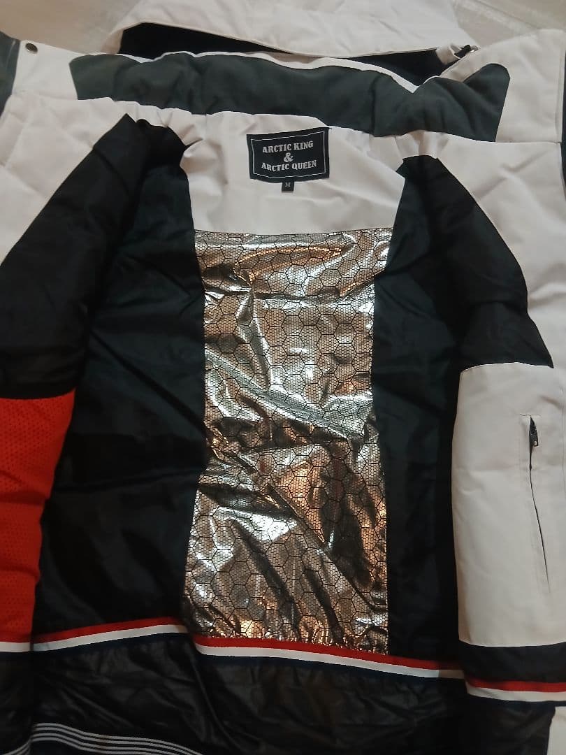 スノーボードウェアJK ホワイト M