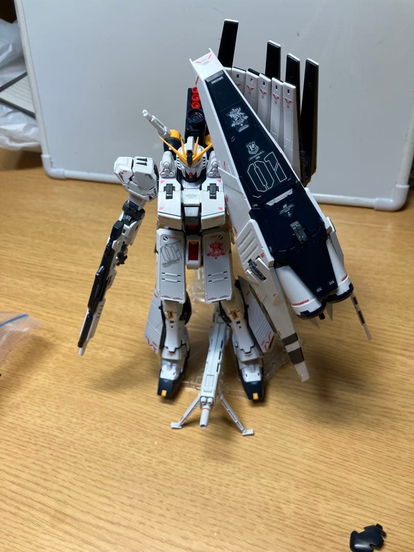 RG 1/144 ニューガンダムHWS(組み立て済み)