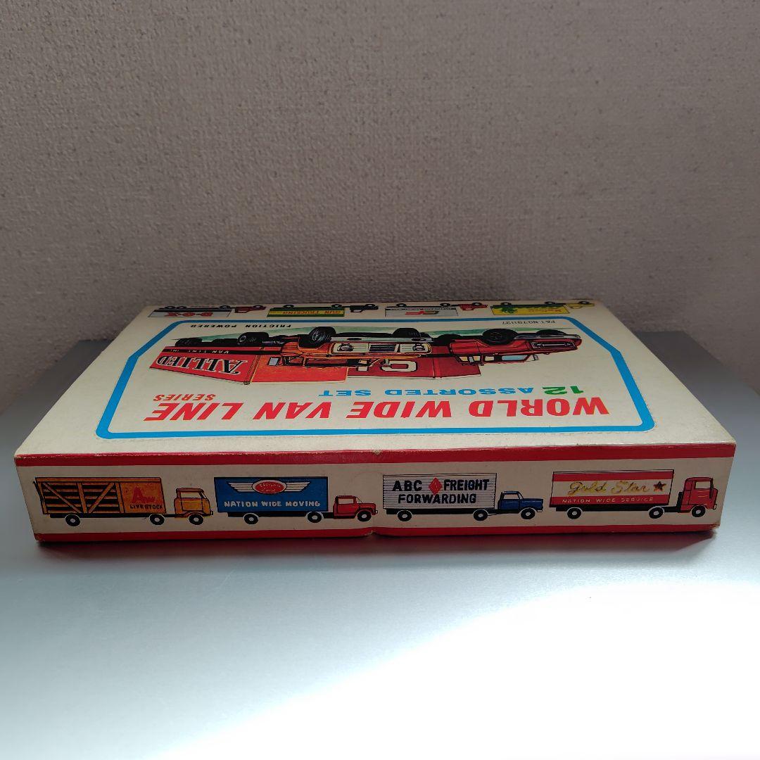 当時物　昭和レトロ　ブリキトラック　12台　箱入り