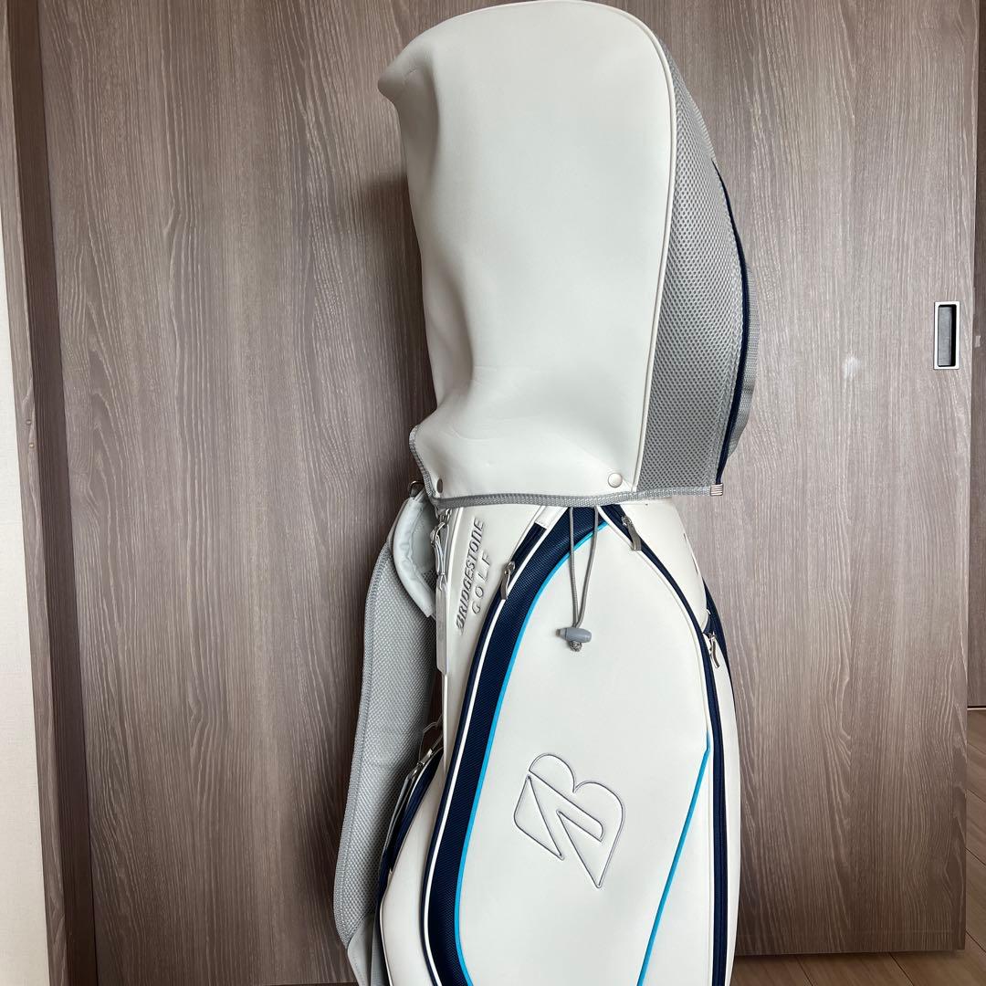 BRIDGESTONE ゴルフバッグ ホワイト/ブルー