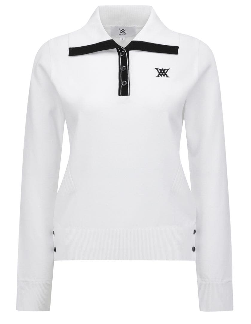 ☆ANEW GOLF☆アニューゴルフ韓国　SP COLLAR POINT ニット